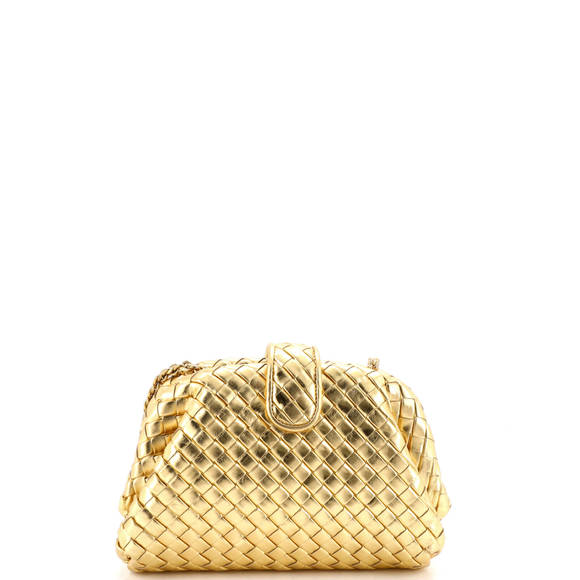 Bottega Veneta Medium Lauren 1980 Clutch with Chain Intrecciato Nappa - Picture 3 of 5